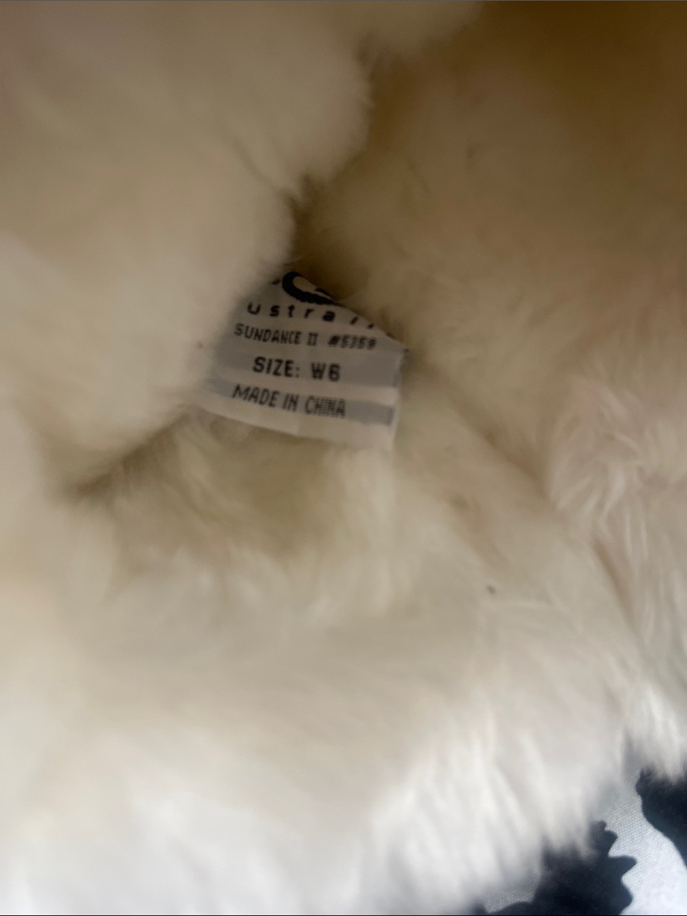 UGG  size W6 Women's Cream Suede Faux Fur Mid-Calf Boots - Picture 7 of 10